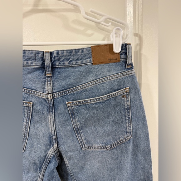 Madewell Darted Barrel Leg Jean 28P Petite NWT High Rise Curved Ankle Denim - Picture 7 of 10